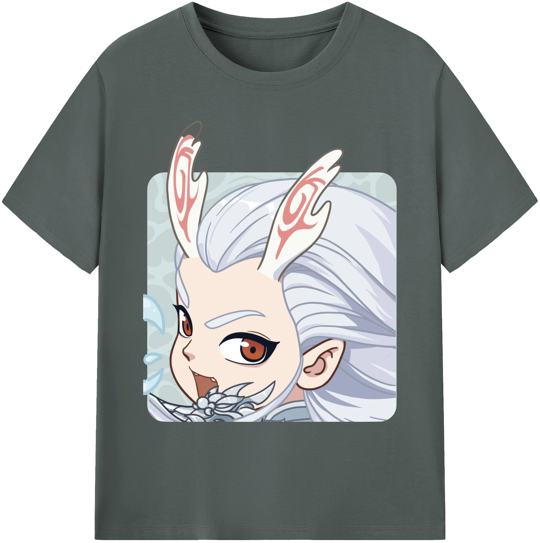 （画像用） Ne Zha 2 ナタ 魔童の大暴れ 綿100％ メンズ半袖Tシャツ｜肌触りやわらか＆通気性